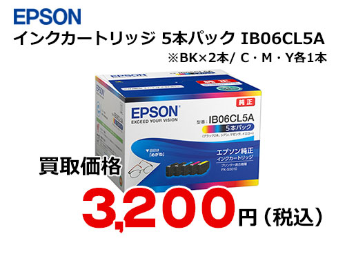 エプソン インクカートリッジ 5本パック IB06CL5A