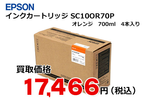 エプソン インクカートリッジ SC10OR70P